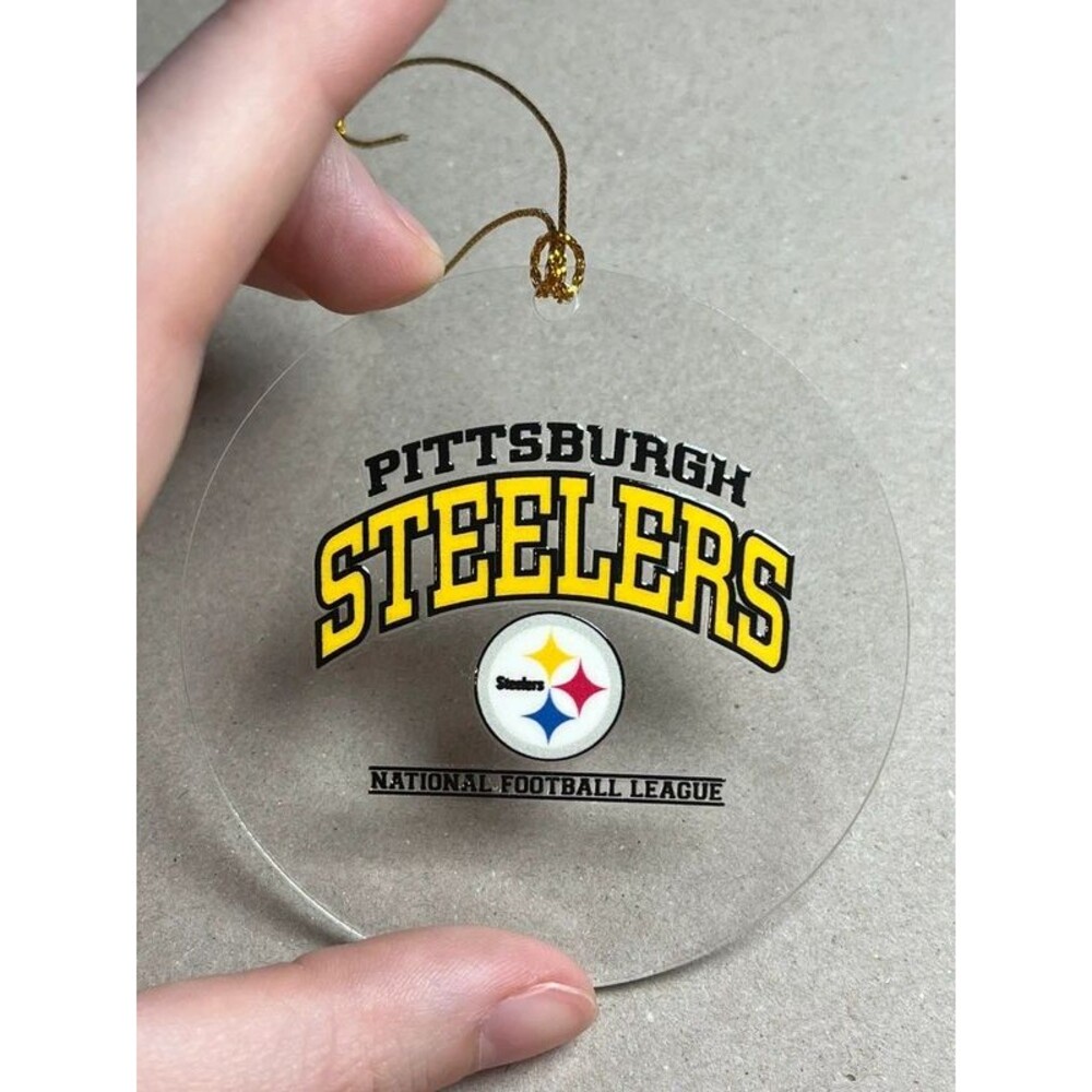 Christmas Tree Steelers Ornament football - Picture 2 of 3